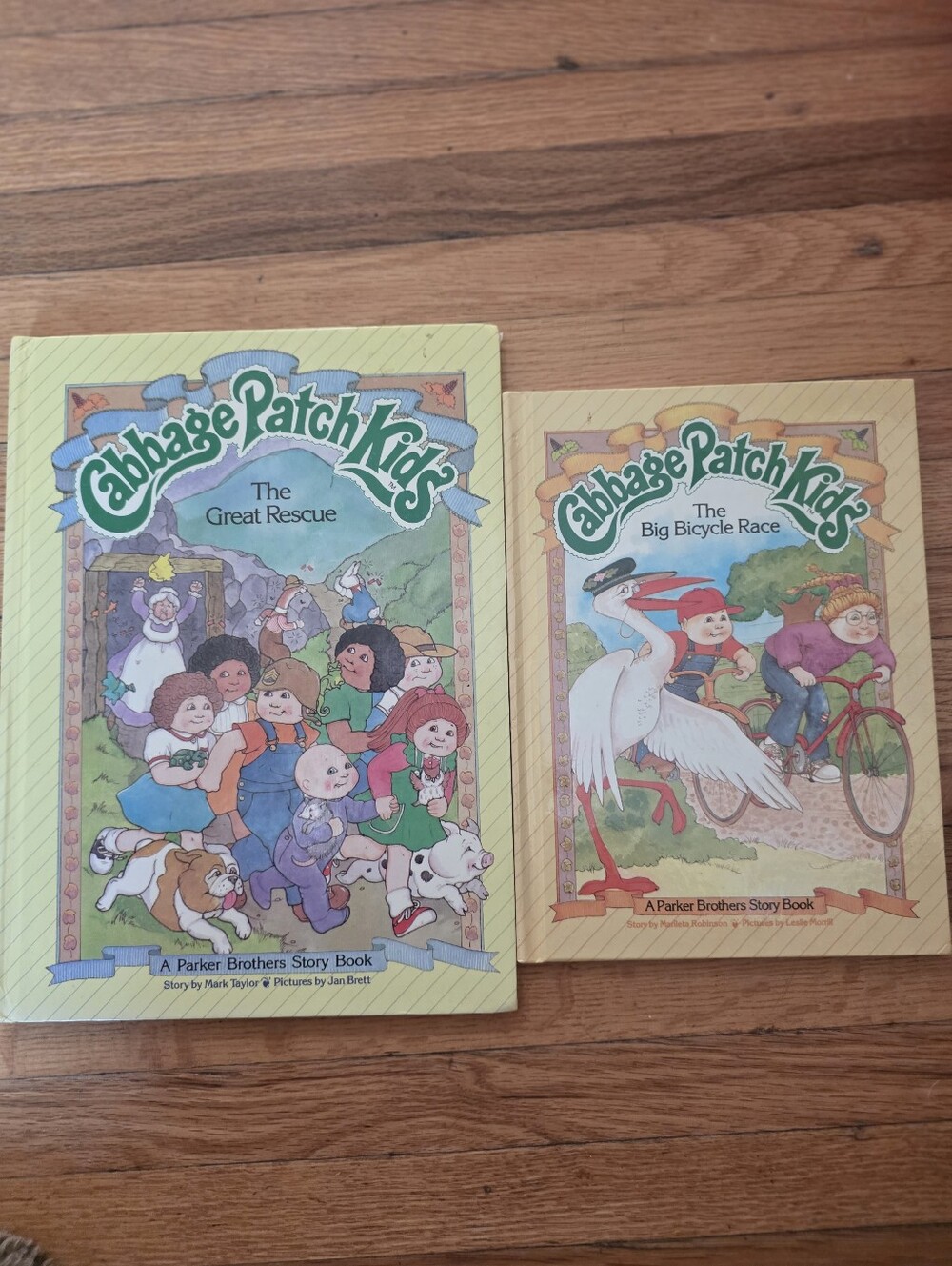 Cabbage Patch Kids Book Lot: Great Rescue, Big Bicycle Race
